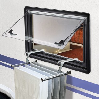 1 - Rack de secagem extensível Camper Van Balcony Window